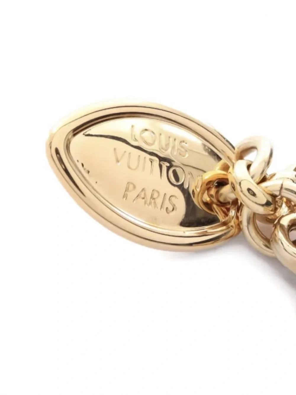Louis Vuitton Pomme D’Amour Gold-Tone and Dark Brown Heart Key/Bag Charm